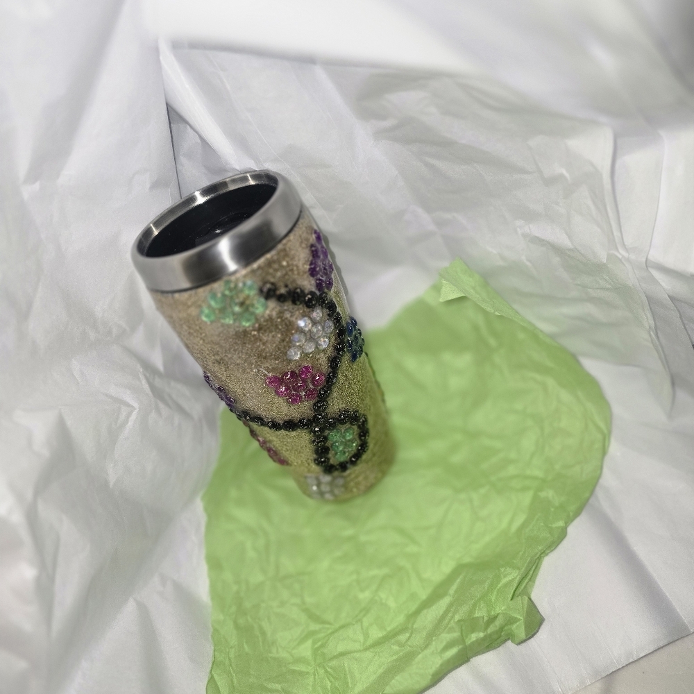 Bling christmas light cup